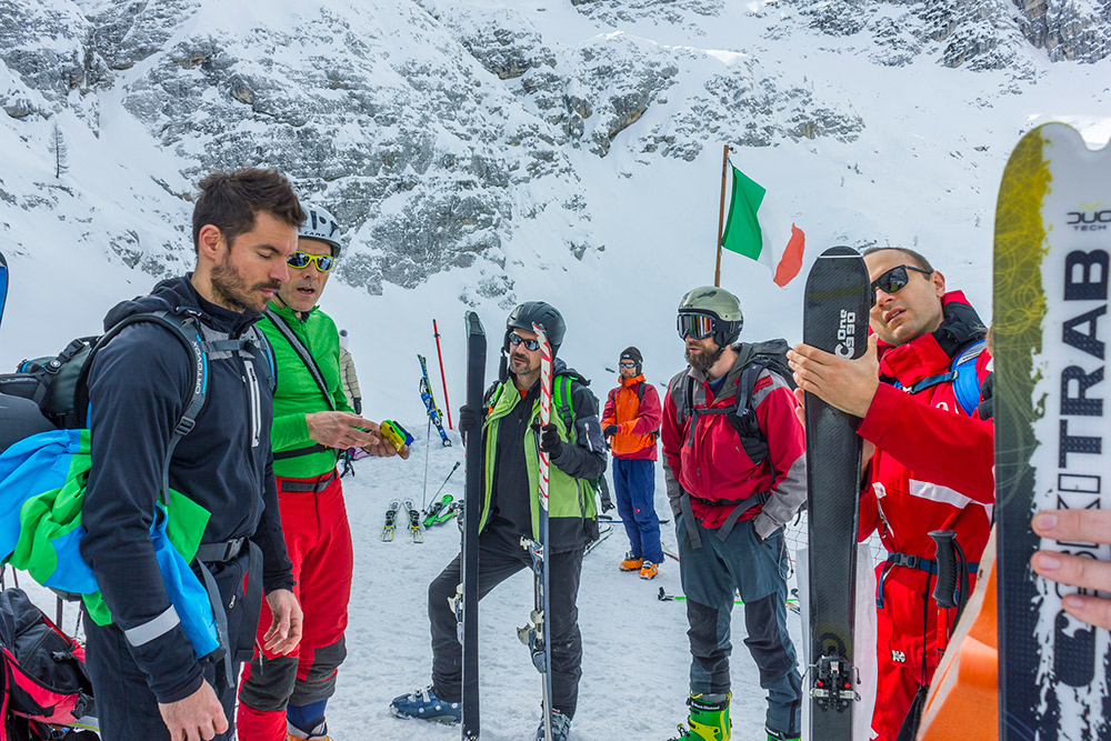 ski touring course in slovenia