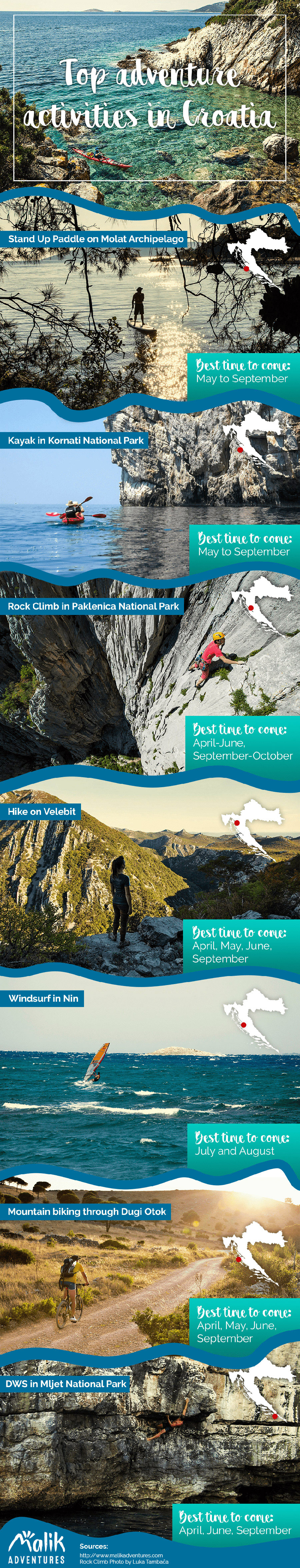 top adventure activity croatia
