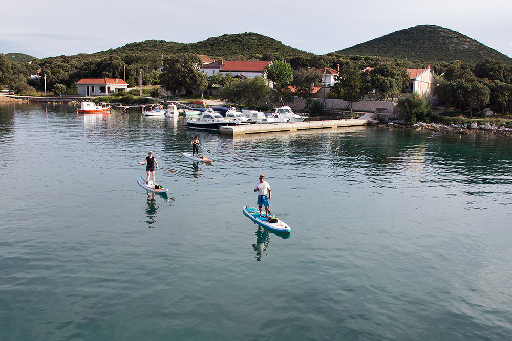 croatia activity holiday sup on island molat