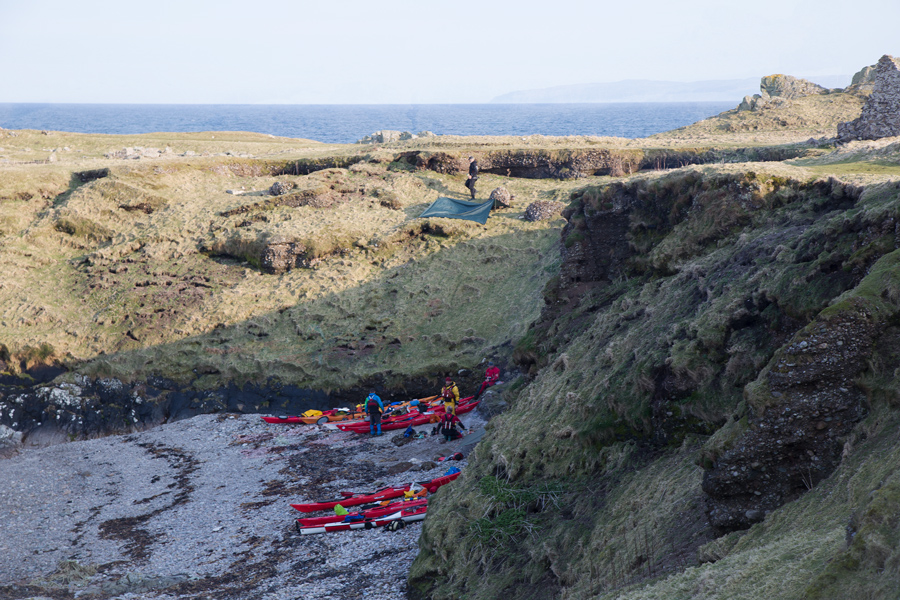 inishtrahull kayak camping
