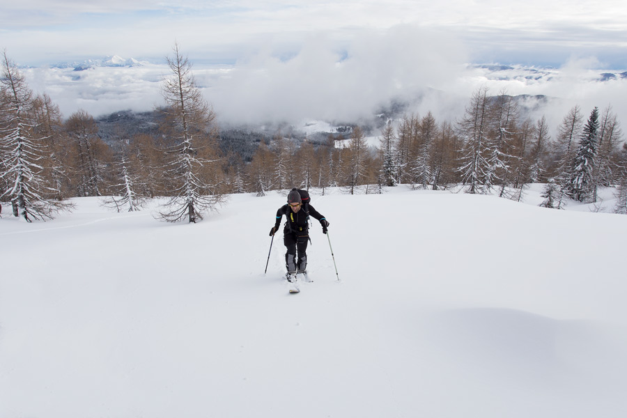 powder ski touring