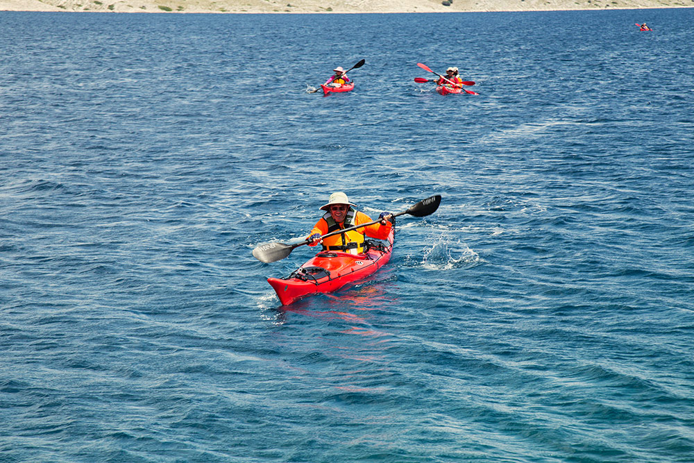 sea kayaking holiday and course - forward paddling
