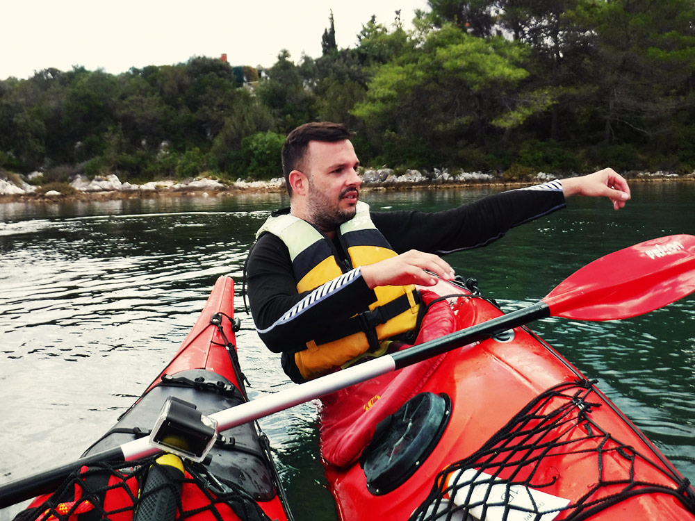 sea kayaking lessons in Croatia