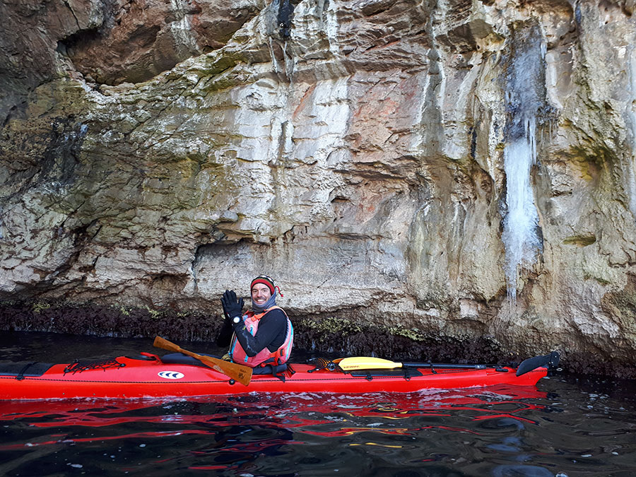 winter sea kayaking in croatia